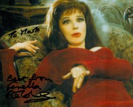 Fenella Fielding signed 10x8 inch Carry on Screaming colour photo. Good Condition. All autographs