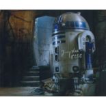 Jimmy Vee signed 10x8 inch R2D2 Star Wars colour photo. Good Condition. All autographs come with a
