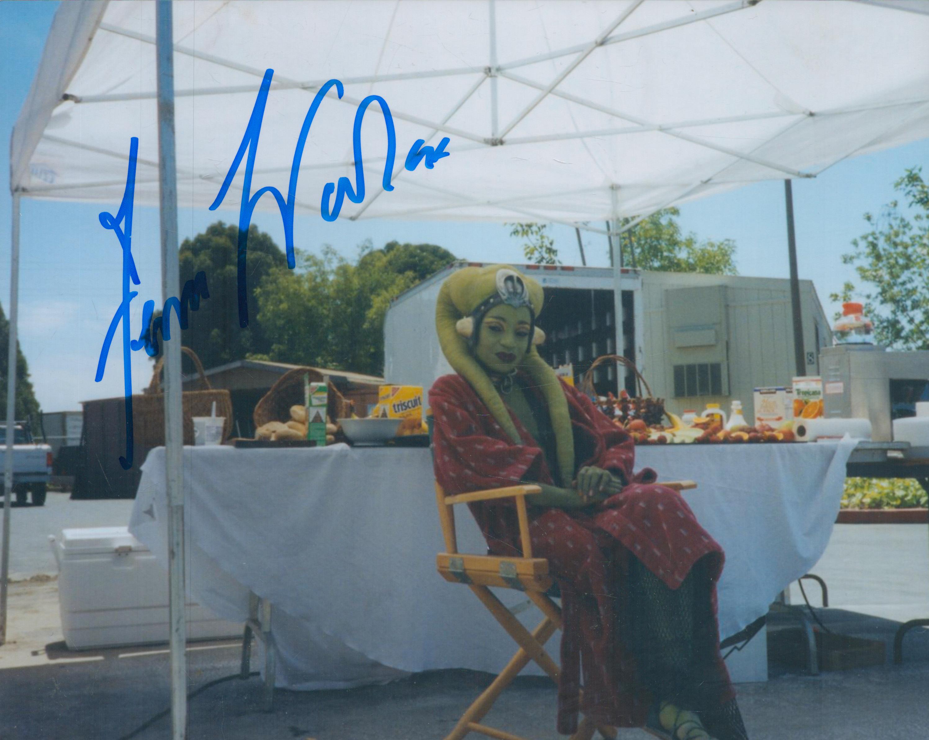 Femi Taylor signed 10x8 inch Star Wars colour photo. Good Condition. All autographs come with a