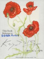 Kazuo Ishiguro signed 4x3 bookplate. Good Condition. All autographs come with a Certificate of