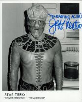 Jeff Rector signed 10x8 inch Star Trek black and white photo. Good Condition. All autographs come