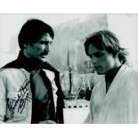 Garrick Hagon signed 10x8 inch Star Wars black and white photo. Good Condition. All autographs