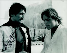 Garrick Hagon signed 10x8 inch Star Wars black and white photo. Good Condition. All autographs