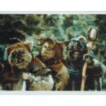 Brian Wheeler signed 10x8 inch Ewok Star Wars colour photo. Good Condition. All autographs come with