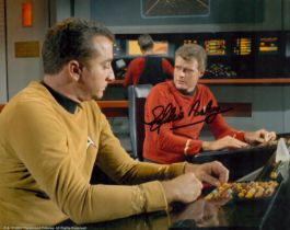 Eddie Paskey signed 10x8 inch Star Trek colour photo. Good Condition. All autographs come with a