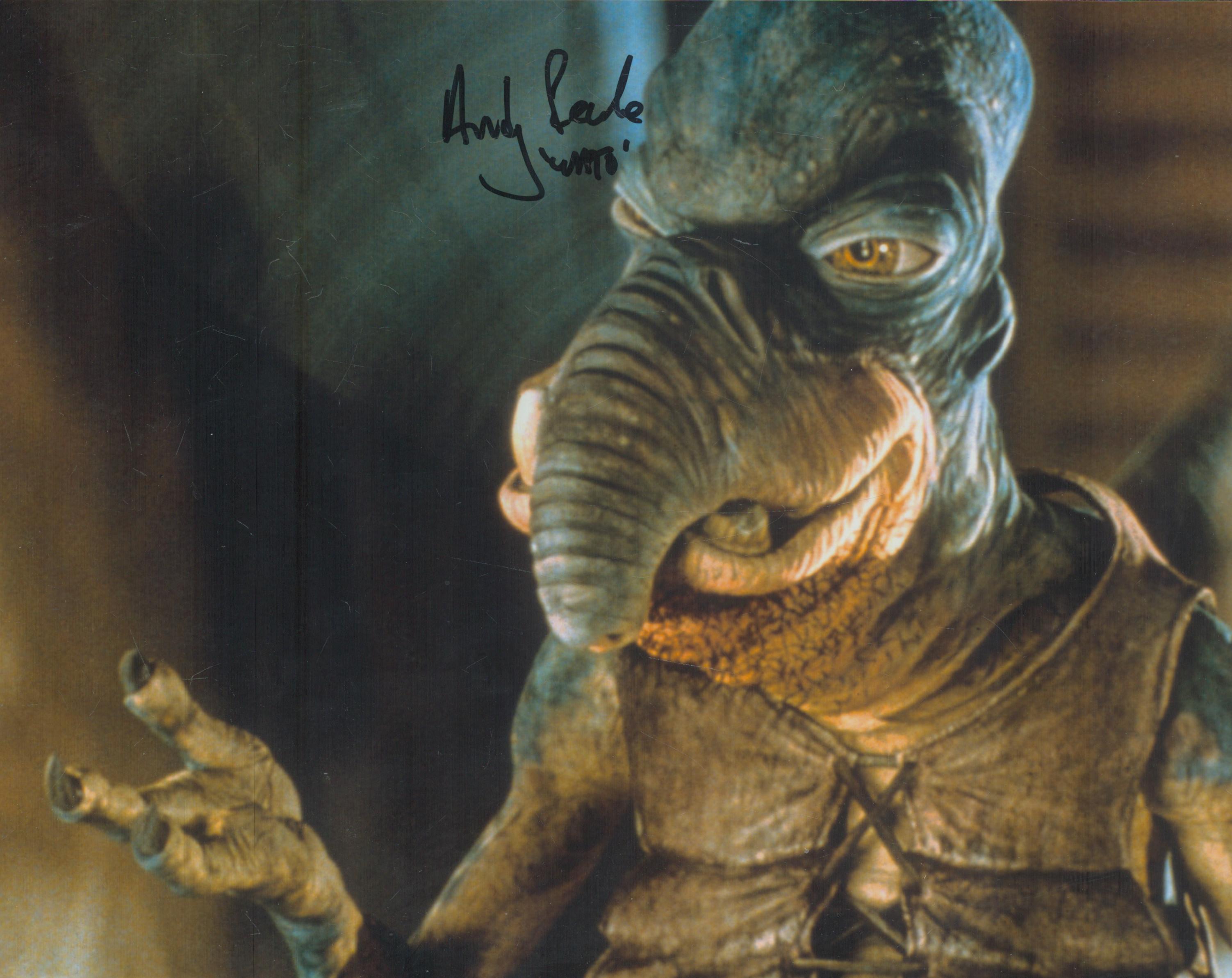 Andy Seacombe signed 10x8 inch Star Wars colour photo. Good Condition. All autographs come with a