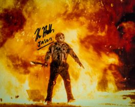 Kane Hodder signed 10x8 inch colour photo. Good Condition. All autographs come with a Certificate of