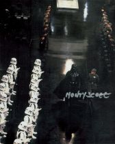 Monty Scott signed 10x8 inch Star Wars colour photo. Good Condition. All autographs come with a