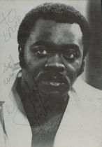 Yaphet Kotto signed Magazine cut page 8.5x6 Inch. 'James Bond Actor' Was an American actor for