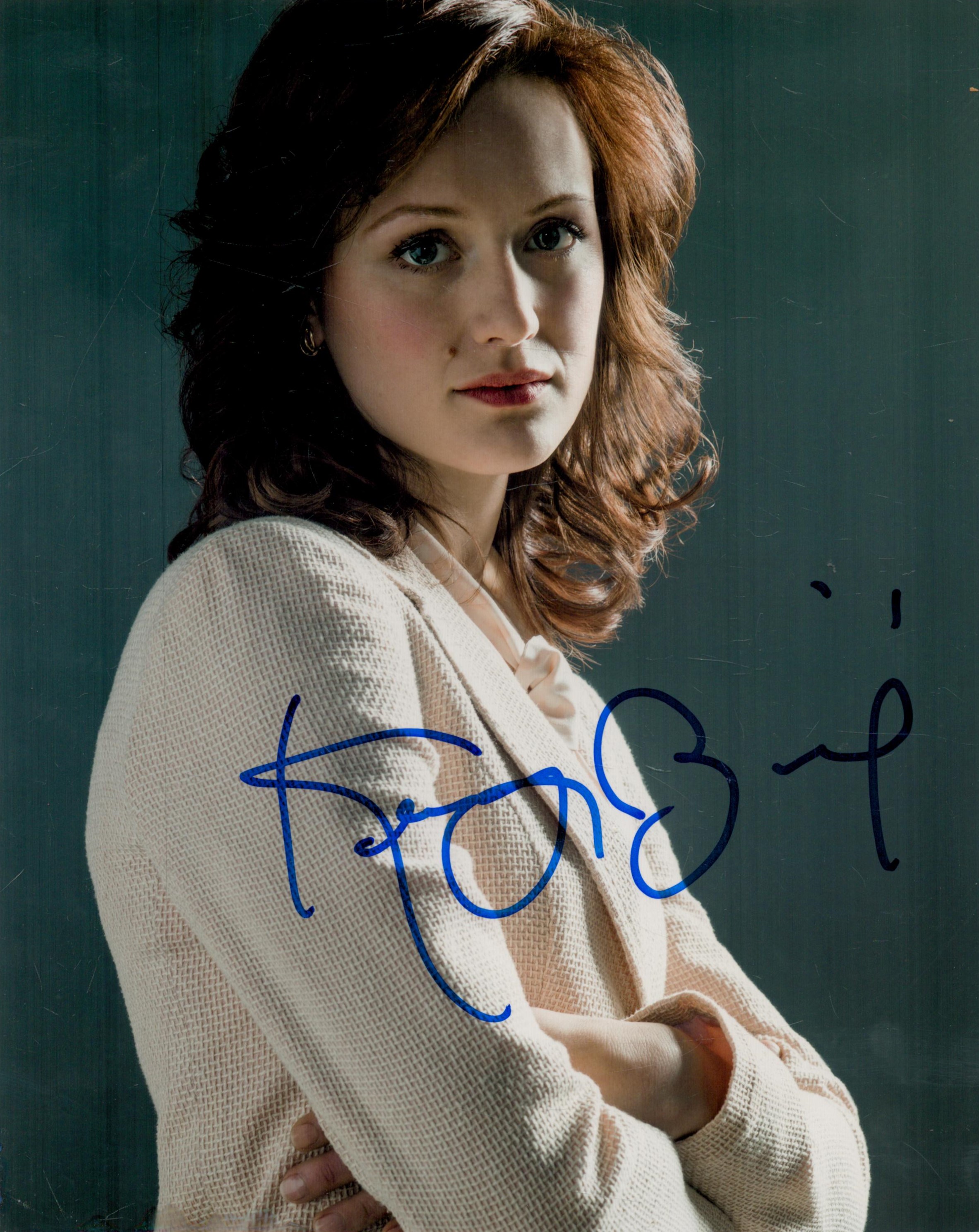 Kerry Bishé signed 10x8 inch colour photo. Good Condition. All autographs come with a Certificate of