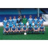 Autographed TOMMY BOOTH 6 x 4 Photo : Col, depicting Manchester City players including centre-half