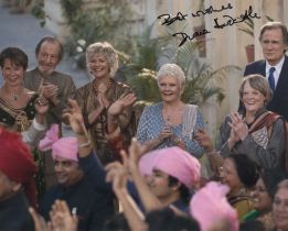 The Best Exotic Marigold Hotel 8x10 inch colour movie scene photo signed by actress Diana