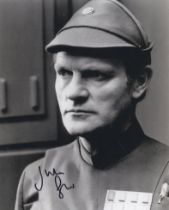 Star Wars Episode IV A New Hope 8x10 B/W photo signed by actor Julian Glover who played General
