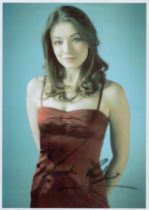 Sarah Bolger signed 12x8 inch colour photocopy picture with live signature. Good Condition. All