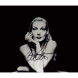 Ute Lemper signed 9x8inch black and white colour photo. Good Condition. All autographs come with a