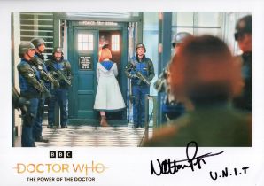 Doctor Who 'The Power of the Doctor' colour 8x12 inch photo signed by actor Nathan James Pegler.