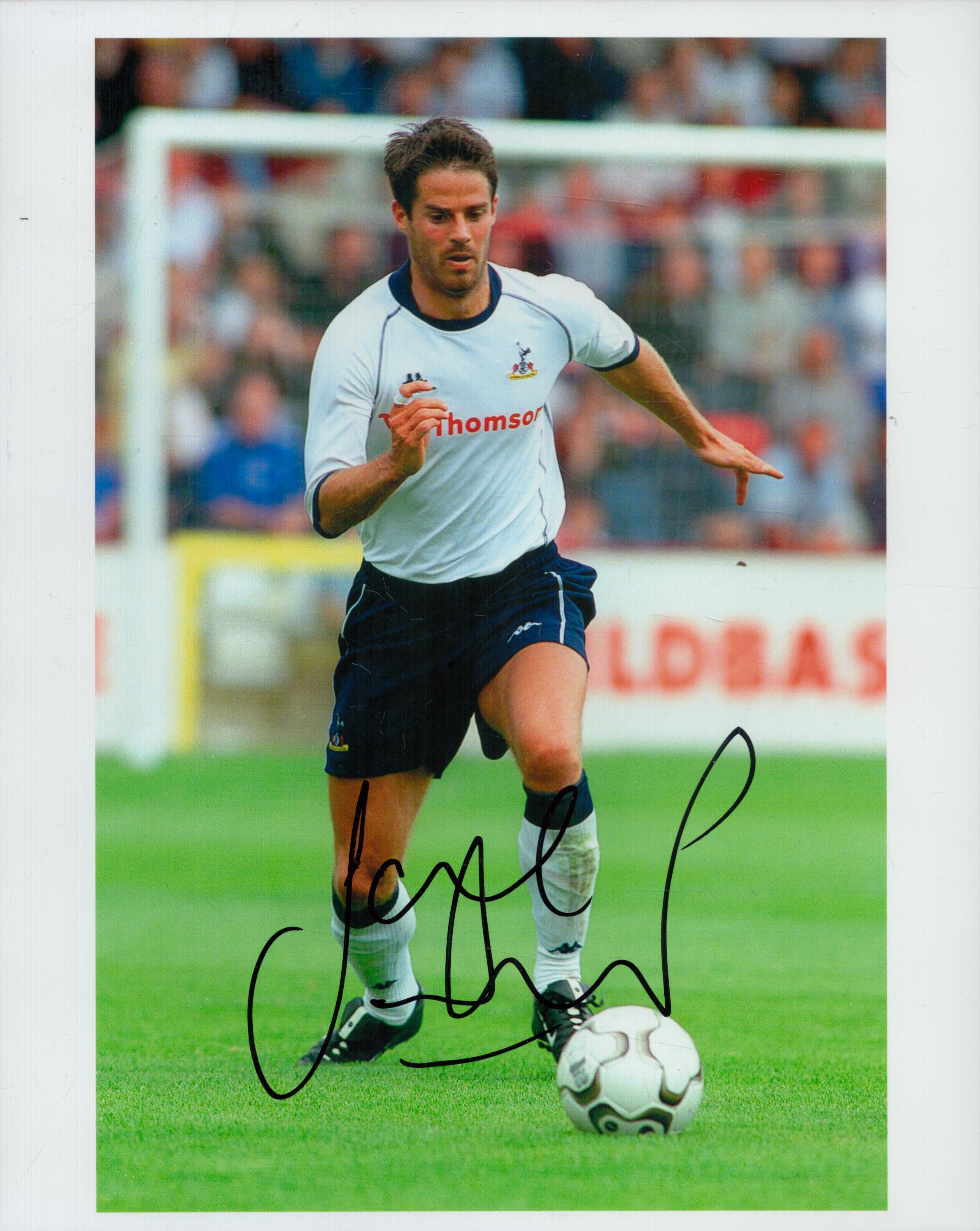 Jamie Redknapp signed 10x8 inch colour photo. Good Condition. All autographs come with a Certificate