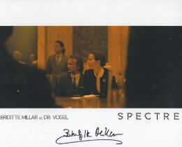 007 James Bond movie Spectre 8x10 inch colour scene photo signed by actress Brigitte Millar (Dr