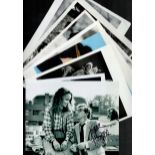 Entertainment. 8 x Collection of signed Black and White and Colour Photos Approx 12x8.25/10x8