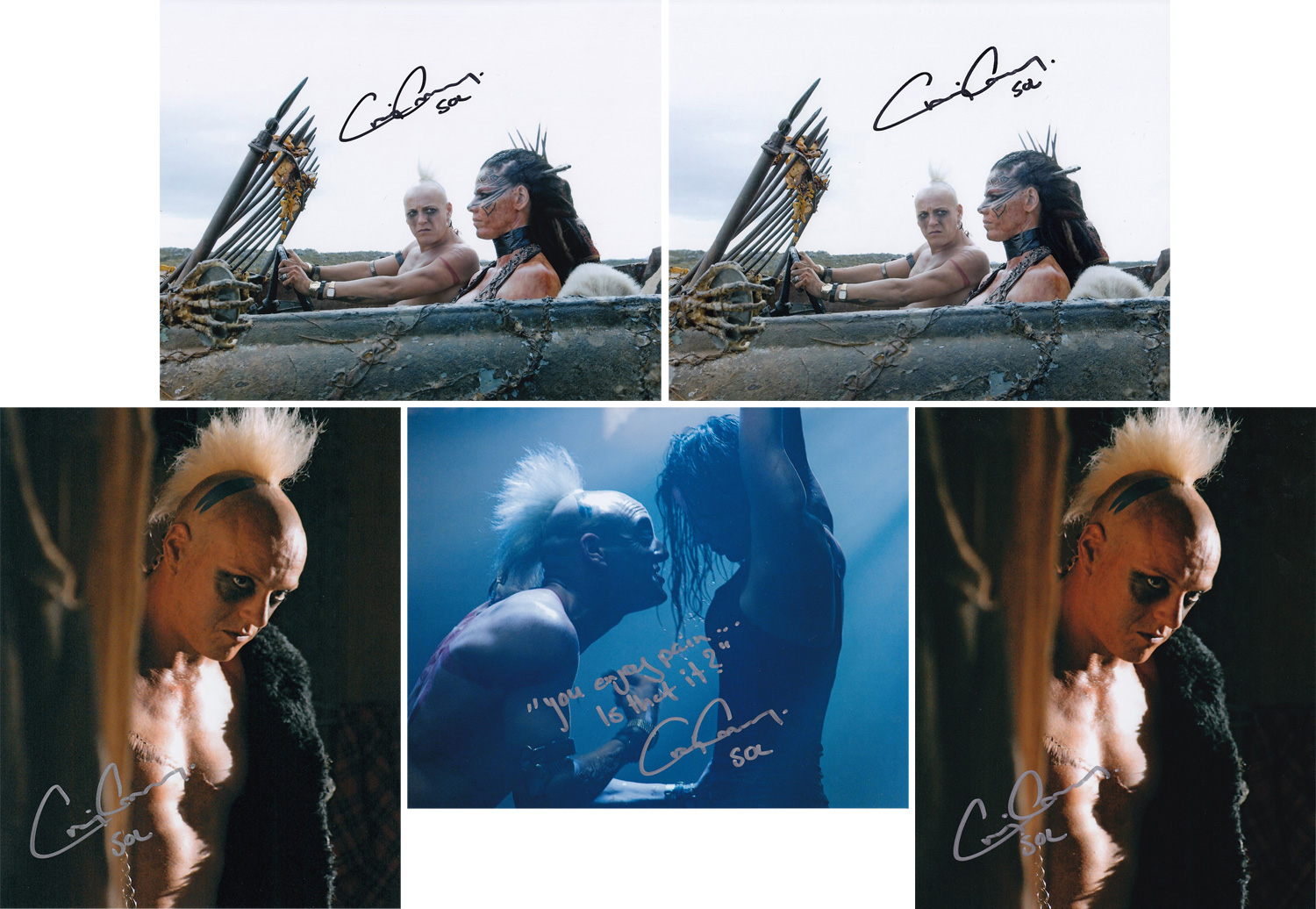 SALE! Lot of 5 Doomsday hand signed 10x8 photos. This is a beautiful lot of 5 hand signed photos, - Image 2 of 6