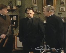 Father Ted, cult TV comedy series 8x10 colour scene photo signed by actor Joe Rooney (Father