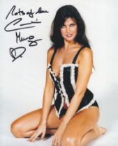 James Bond actress Caroline Munro stunning signed sexy colour 8x10 inch photo, pictured in