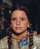 The Little House on the Prairie TV western series 8x10 colour photo signed by actress Melissa