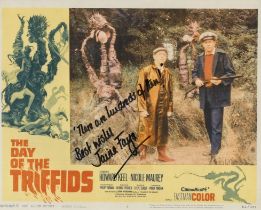 The Day of the Triffids 1950's sci-fi horror movie 8x10 colour photo signed by actress Janina Faye