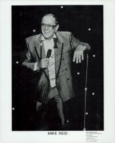 Mike Reid signed 10x8 inch black and white promo photo. Good Condition. All autographs come with a