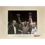 Maurice Hope signed limited edition print with signing photo Maurice Hope was one of Britain's