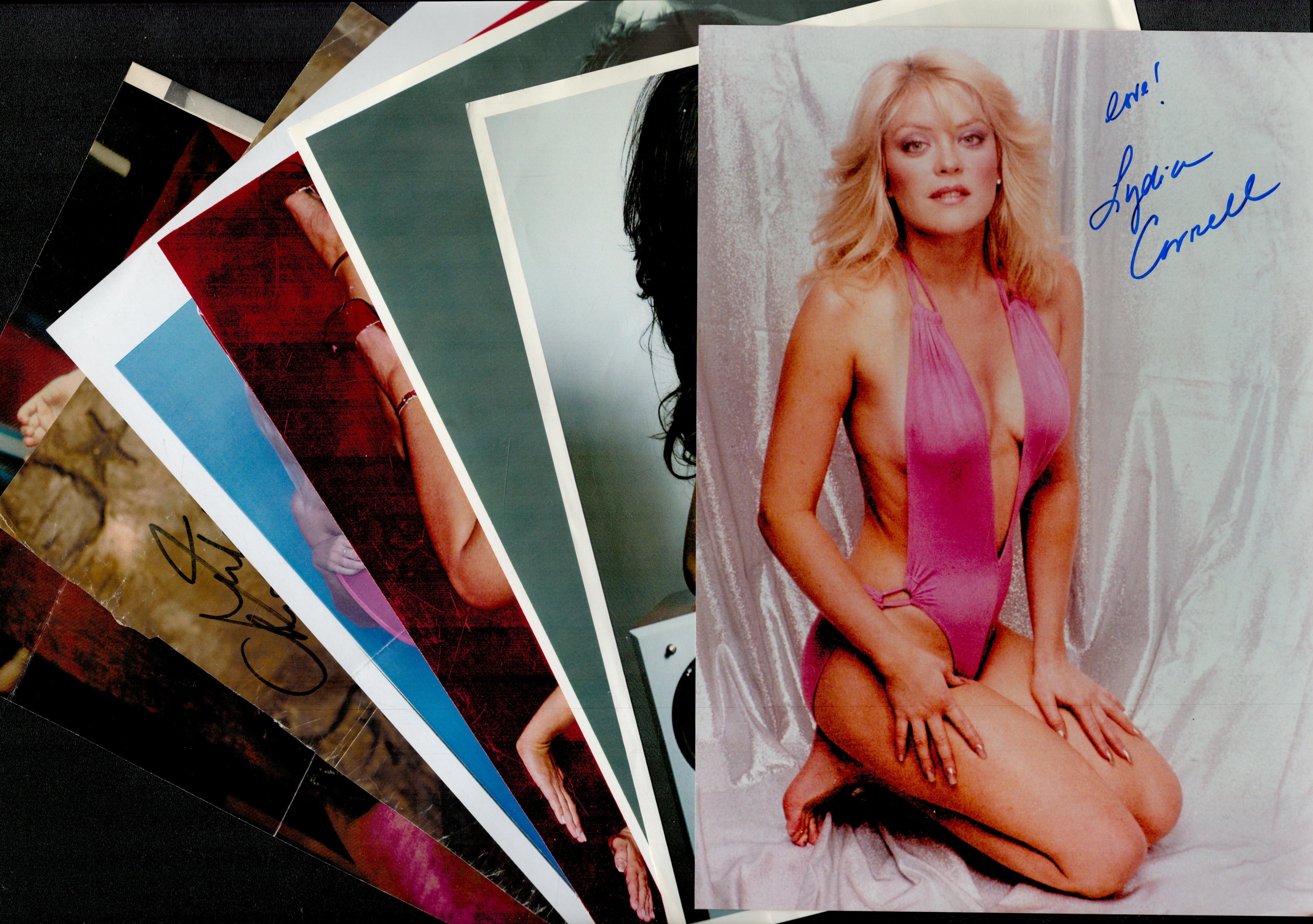 Actresses and Musician. 7 x Collection. 4 Prints plus 1 Colour Photos 8x11 Inch plus 2 Magazine