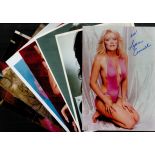 Actresses and Musician. 7 x Collection. 4 Prints plus 1 Colour Photos 8x11 Inch plus 2 Magazine