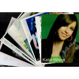 Entertainment. 10 x Collection of signed 5 x Promo Black and White Photos plus 5 x Promo Colour