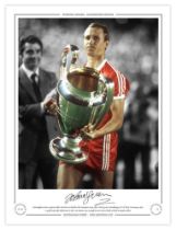 Autographed JOHN McGOVERN 16 x 12 Limited-Edition : Colorized, depicting Nottingham Forest captain