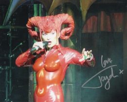 Toyah, iconic pop and punk star, TV presenter and actress signed 8x10 colour photo. Good