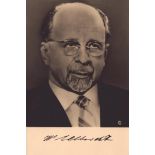 Walter Ulbricht signed 8x5 inch sepia vintage photo. Good Condition. All autographs come with a