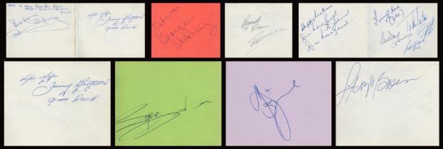 1980's music autograph book. Contains Philomena Begley, Floyd Brown, Jimmy Mortimer, Jim Macleod and