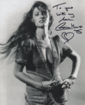 007 James Bond movie The Spy Who Loved Me actress Caroline Munro signed amazing see through shirt