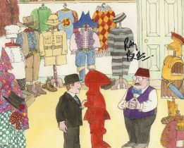 Mr Benn 8x10 colour photo from the children's TV series 'Mr Benn' signed by series narrator Ray