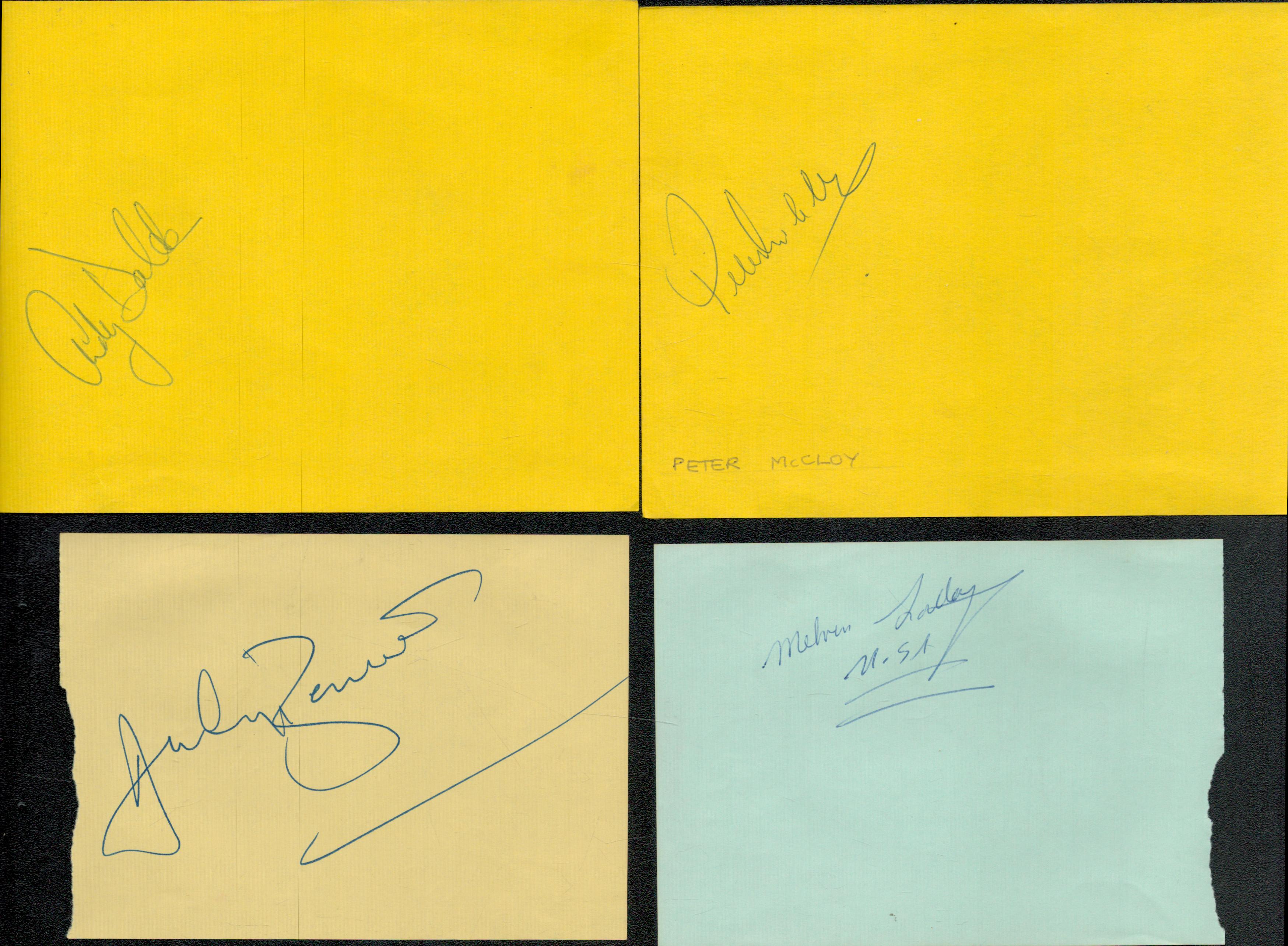 Golf signed album pages. Includes Tom Watson, Arnold Palmer, Ken Nagle, Peter Mccloy and Tom Kite. - Bild 2 aus 2