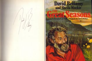 David Bellamy signed The Great Seasons with Sheila Mackie. Signed on inside page. Hard back with