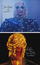 SALE! Lot of 2 Hellraiser hand signed 10x8 photos. This is a beautiful lot of 2 hand signed 10x8