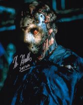 SALE! Friday 13th Kane Hodder hand signed 10x8 photo. This beautiful 10x8 hand signed photo