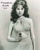 007 James Bond movie Live and Let Die 8x10 B/W photo signed by Bond girl Madeline Smith (Miss