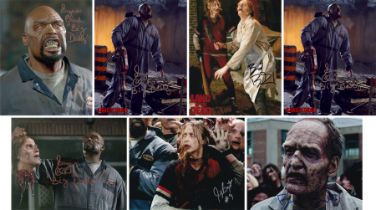 SALE! Lot of 7 Land of the Dead zombie hand signed 10x8 photos. This is a beautiful lot of 7 hand