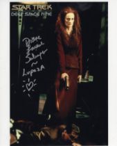 Star Trek Deep Space Nine 8x10 inch colour photo signed by actress Diane Salinger as 'Lupaza'.