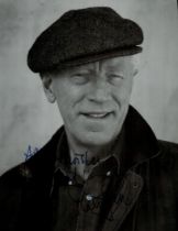 Max Von Sydow signed Black and White Photo 7.5x5.5 Inch. Was a Swedish-French Actor. Dedicated. Good