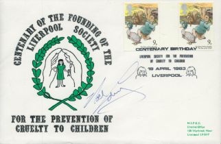 Noel Edmonds signed Centenary of the Founding of The Liverpool Society for the Prevention of Cruelty