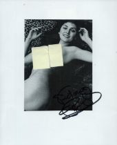 Victoria Principal signed 10x8 inch black and white photo. Good Condition. All autographs come