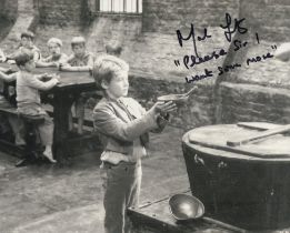 Oliver! 8x10 inch B/W photo from one of the great British musicals, signed by actor Mark Lester